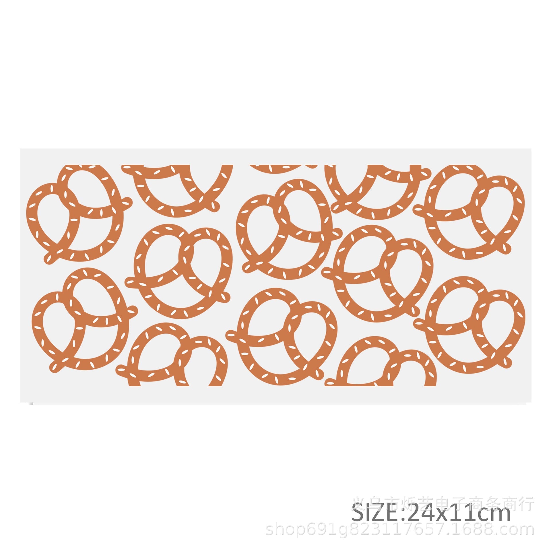 Wholesale 5pcs Sunflower Rainbow Series UV DTF Transfer Crystal Cup Sticker 24cmX11cm