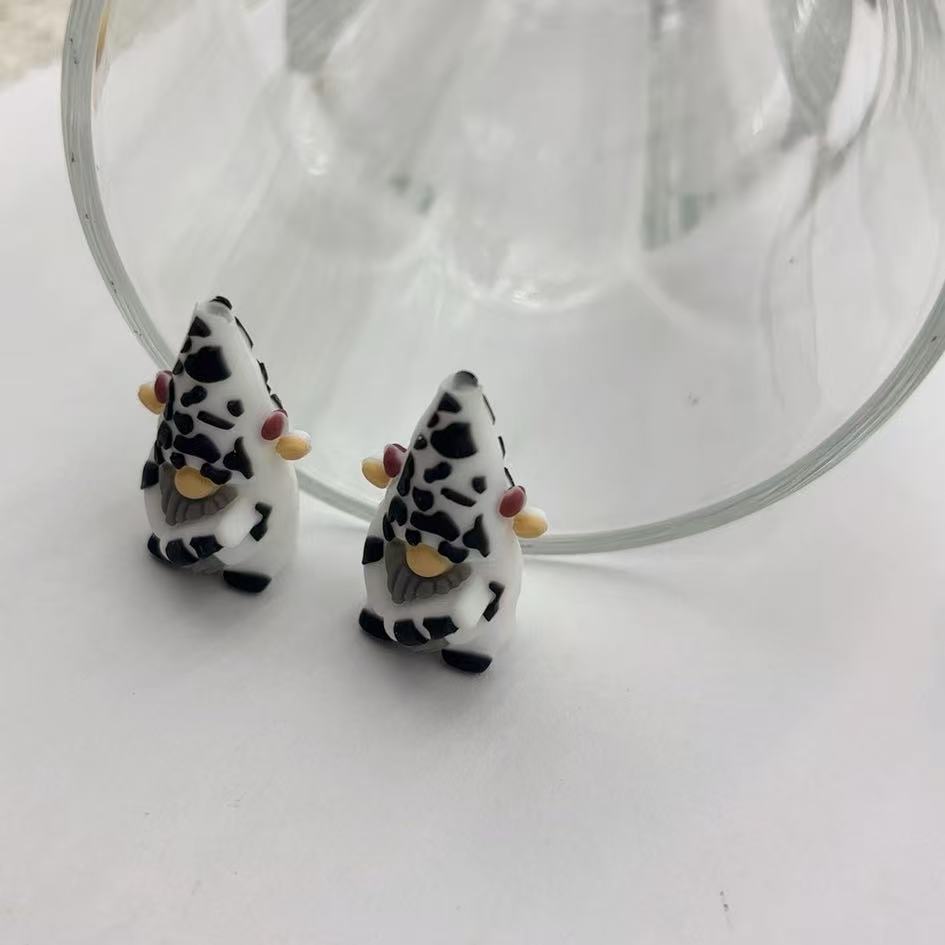 Wholesale Silicone creative beads 3D dwarf