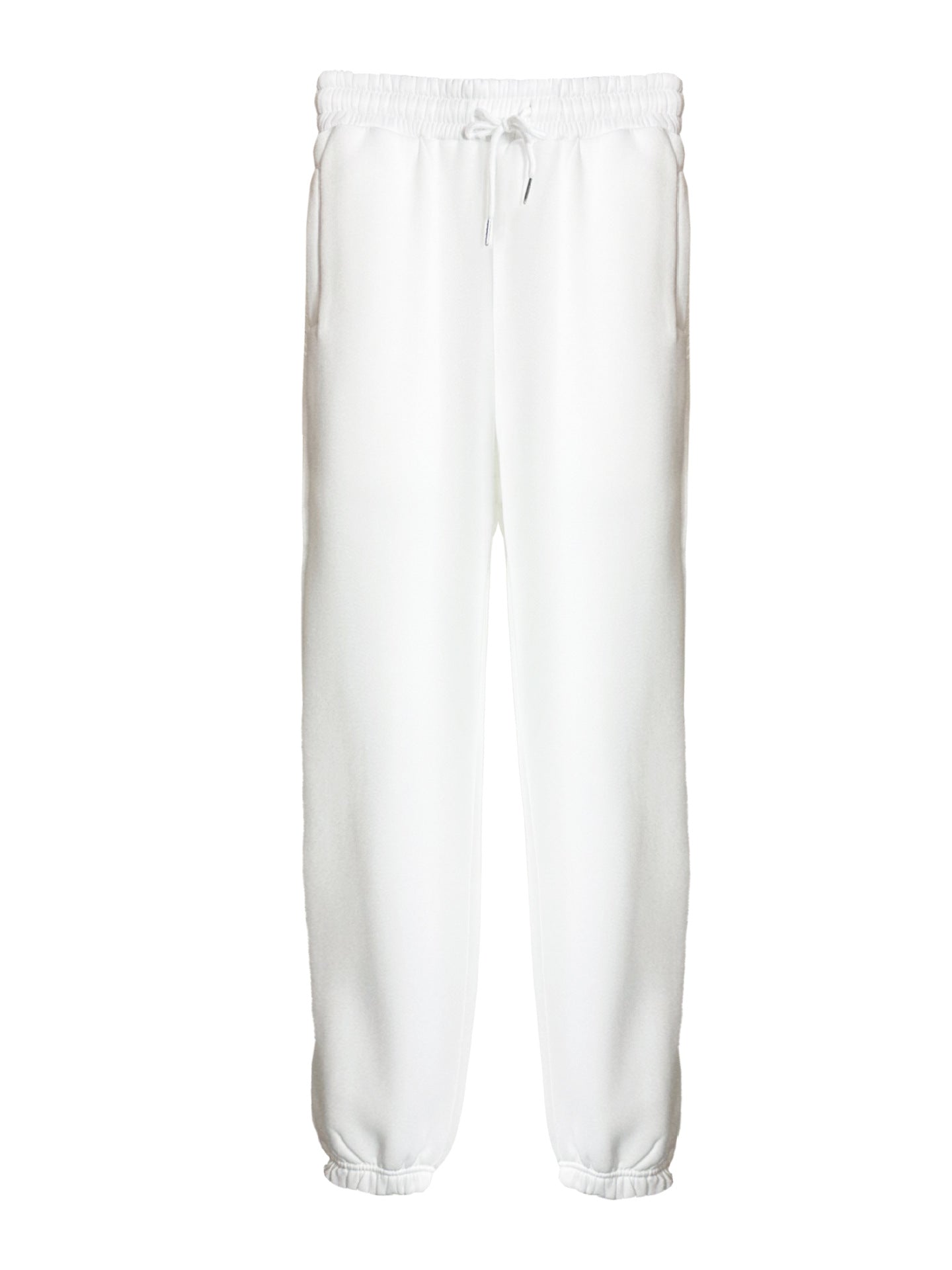 Wholesale Women's Solid Color fleece-lined Pants Casual Sports Jogging High Waist Loose Leg-toe Household Casual Pants