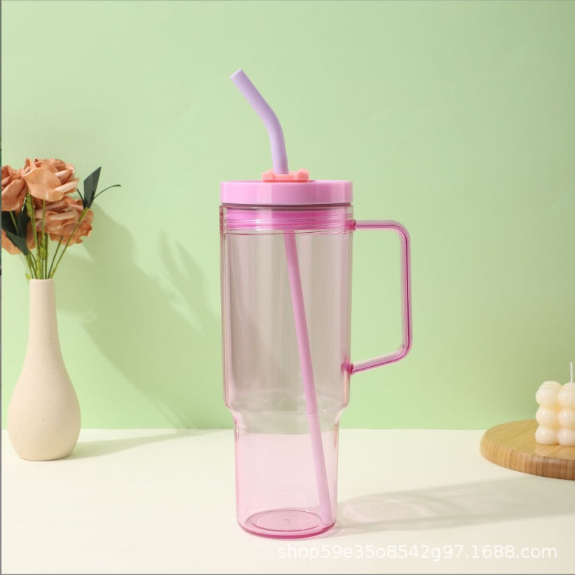 Wholesale 40oz Big Mac Large-capacity Plastic Water Bottle