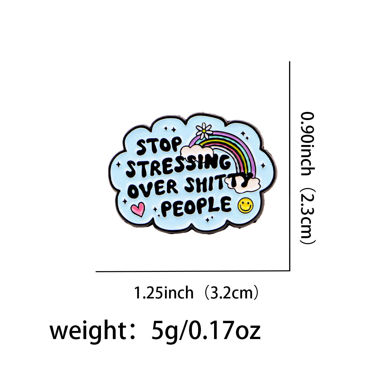 Wholesale Skull Flower Quote Brooch Cartoon Metal Badge Accessory