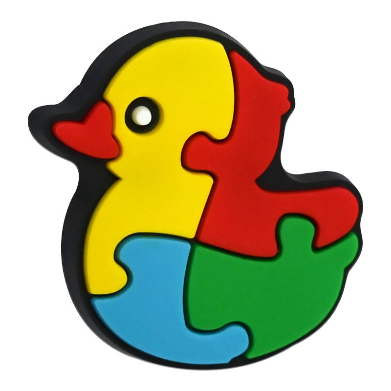 Wholesale Random 100pcs/pack   Cartoon duck beaded  Focal Beads