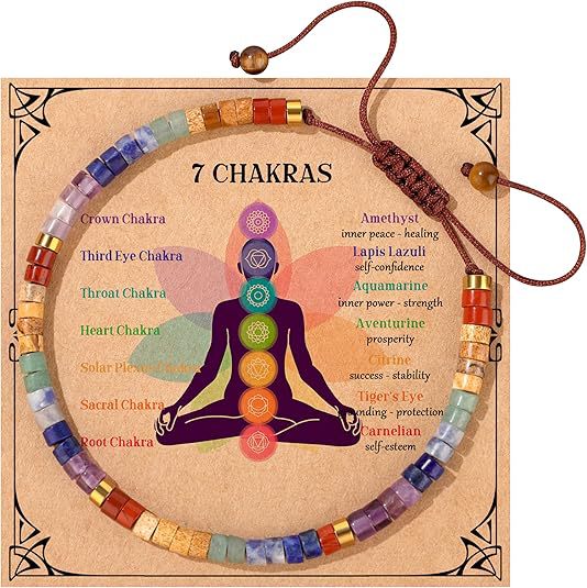 Wholesale Colorful Natural Stone Braided Bracelet