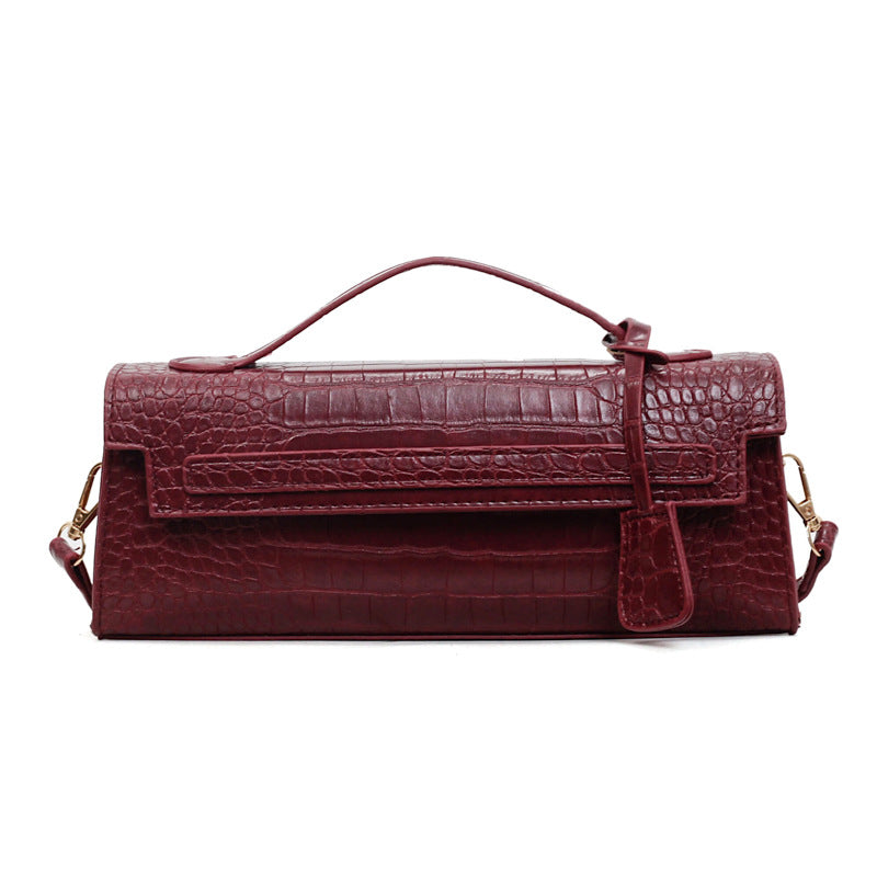 Wholesale Leather classic retro underarm bag versatile handbag shoulder messenger bag