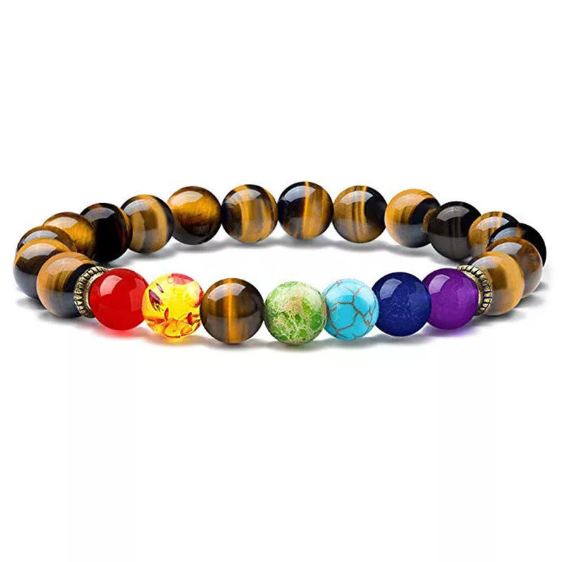 Wholesale Colorful Volcanic Stone Aromatherapy Beaded Bracelet