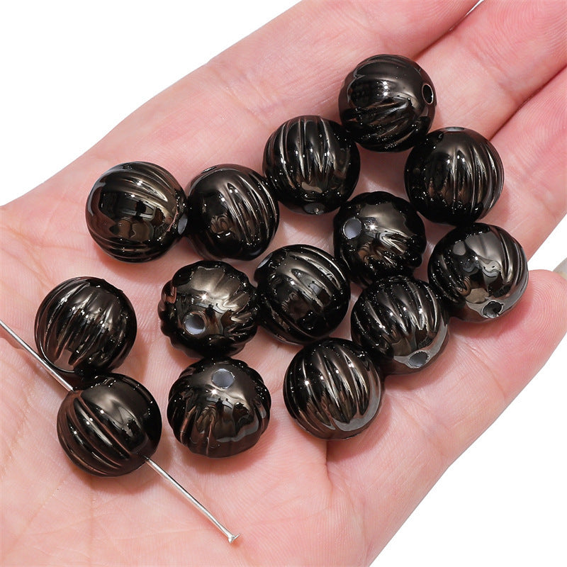Wholesale Christmas Acrylic Pumpkin Beads Ball