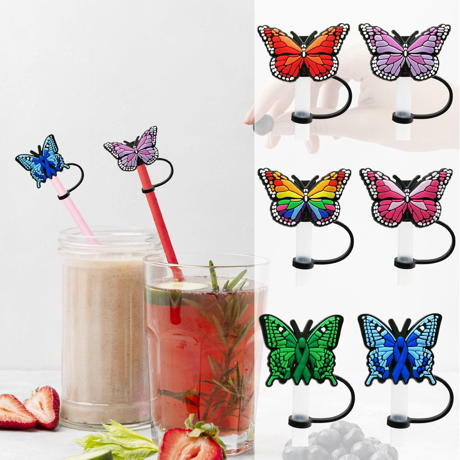 Wholesale Butterfly Style Series Straw Cap