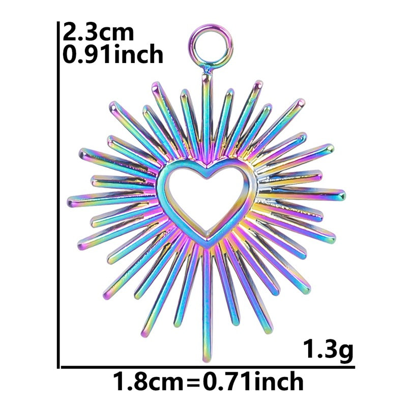 Stainless Steel Heart Jewelry DIY Necklace Accessories