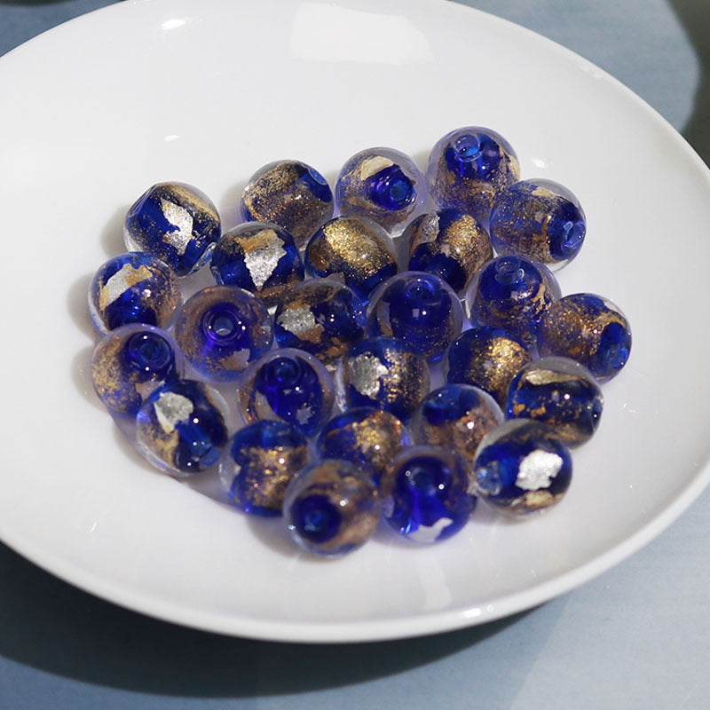 Al por mayor de 100 piezas de oro e incienso de lámina de plata de vidrio de ceniza