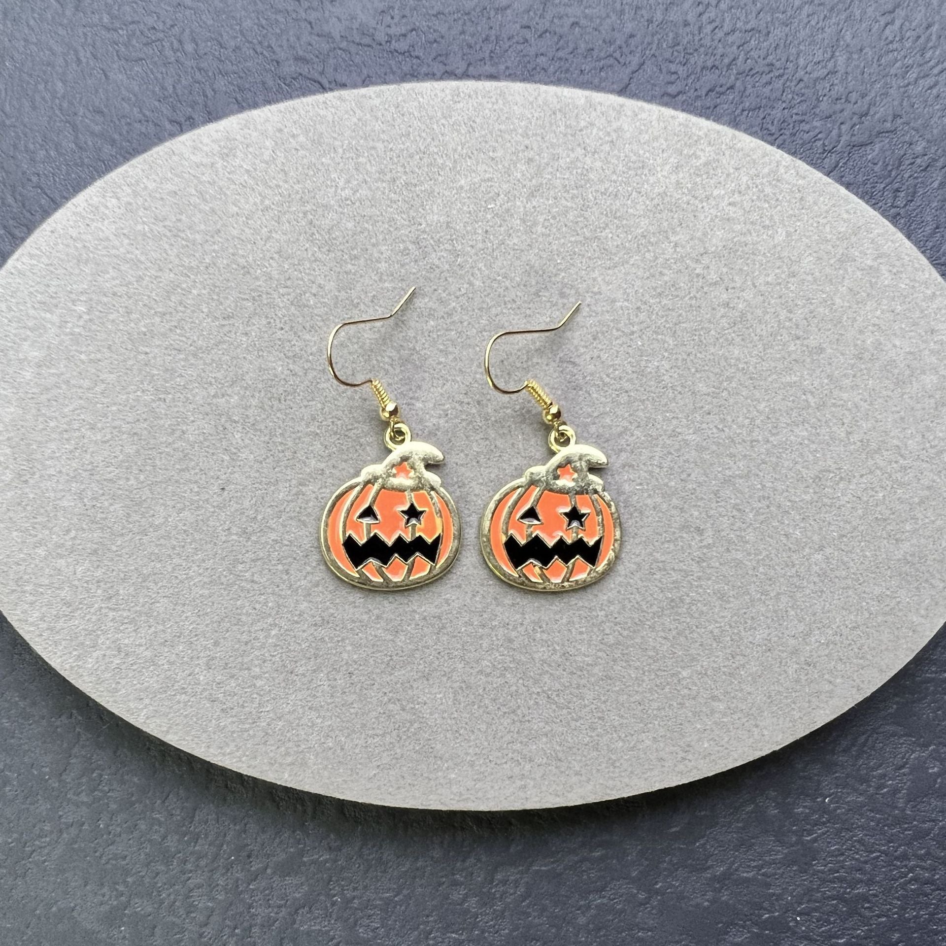 Wholesale Halloween Simple Fashion Ghost Pumpkin Spider Witch Spoof Earrings