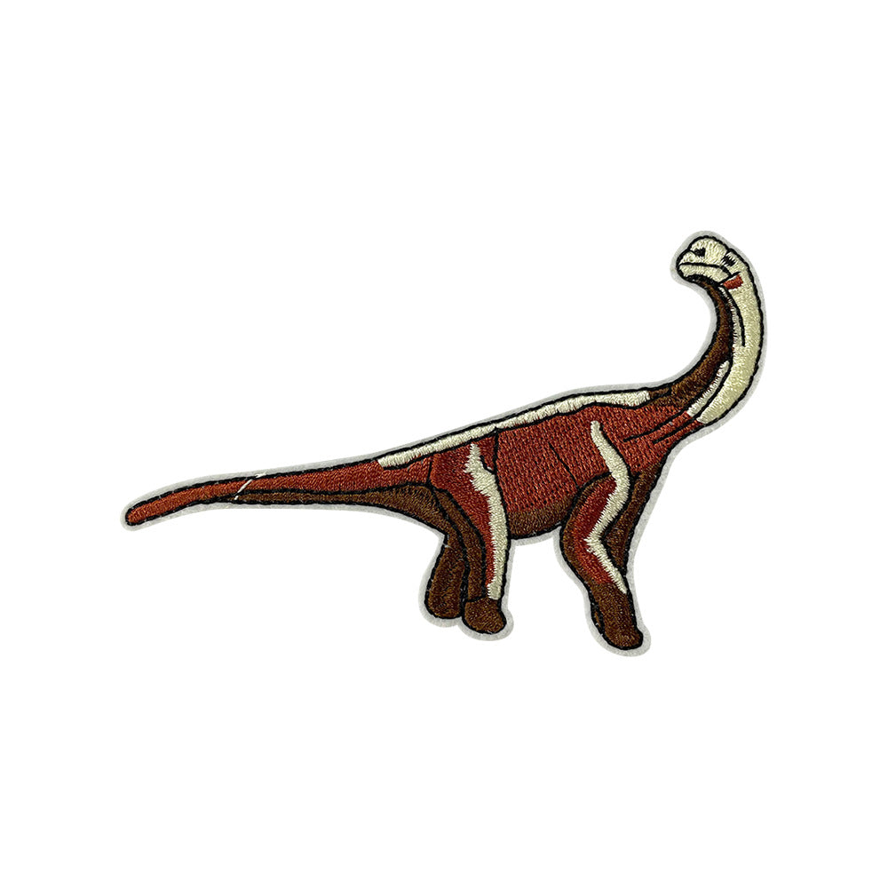 Wholesale Stylish Dinosaur Embroidered Patch With Hot Melt Glue For Kids Coats And Jeans