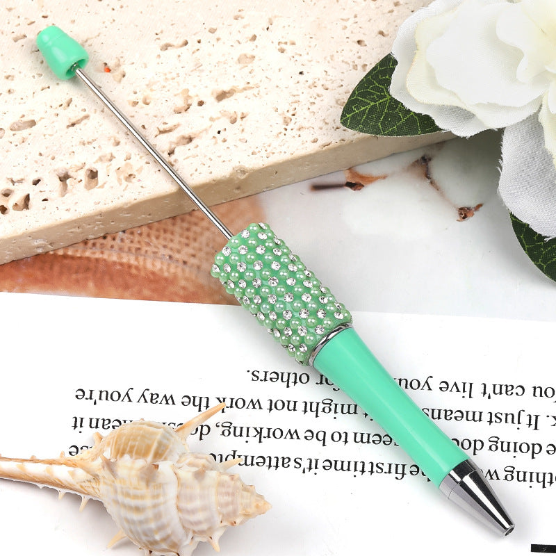 Wholesale 5pcs DIY Rhinestone Pearl Handmade Surface Mount Ballpoint Pen