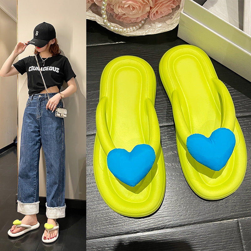 Wholesale PVC Cute Rainbow Color Slippers