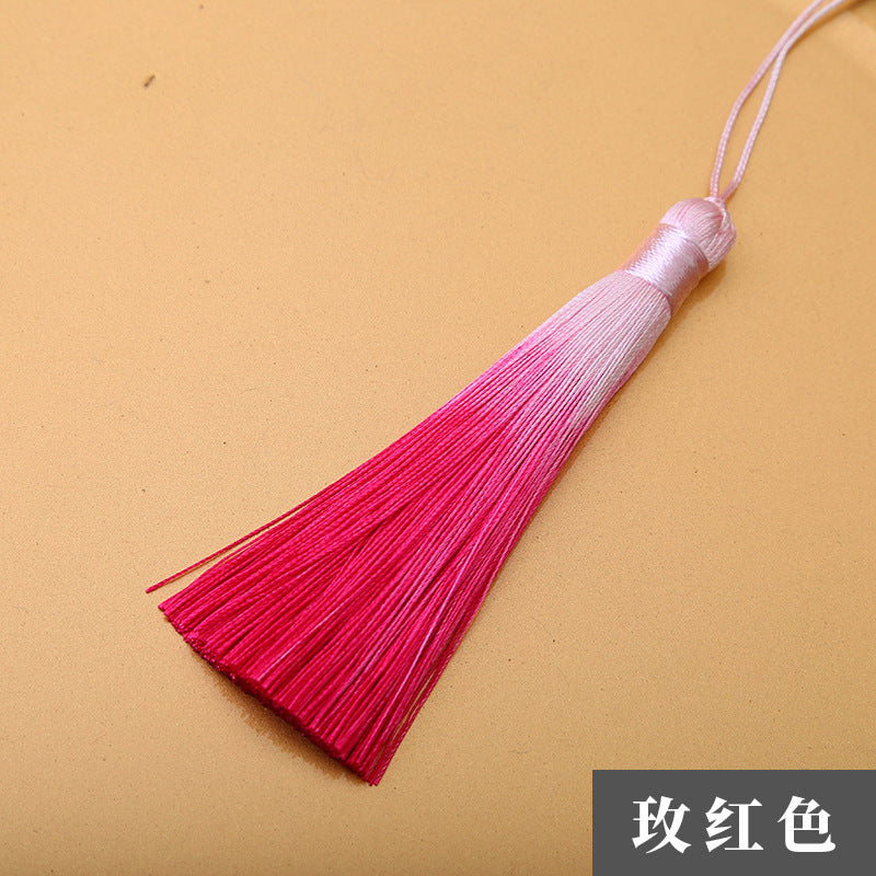 Wholesale Small Gradient Dye Tassel Vertical Decorative Pendant