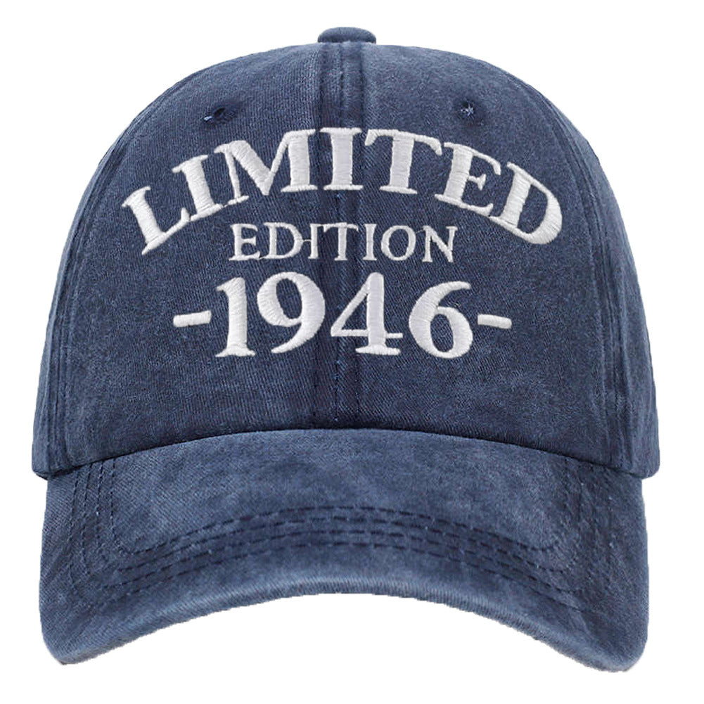 Wholesale 1940-1949 Embroidered Adjustable Washed Cotton Baseball Cap