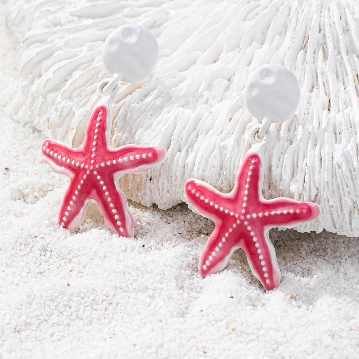 Wholesale Star Conch Shell Women' s Earrings