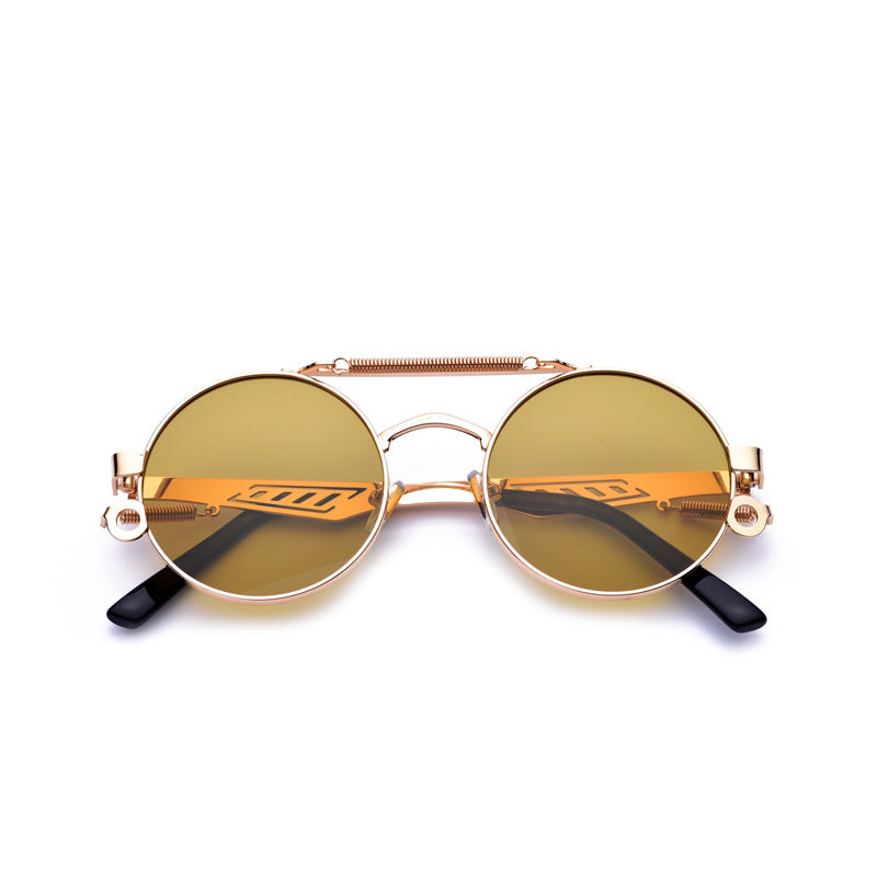 Wholesale Personalized Metal Spring PC Sunglasses