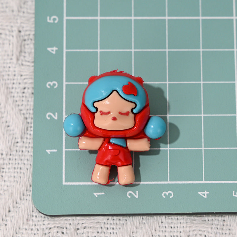 Wholesale 5pcs/pack Cartoon with holes diy mobile phone chain  beaded pen 	OLY Exclusive