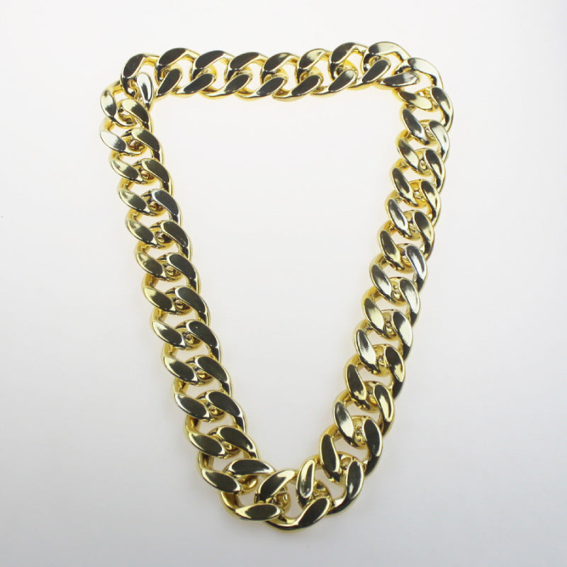 Wholesale Hip Hop Cuban Plastic ABS Necklaces