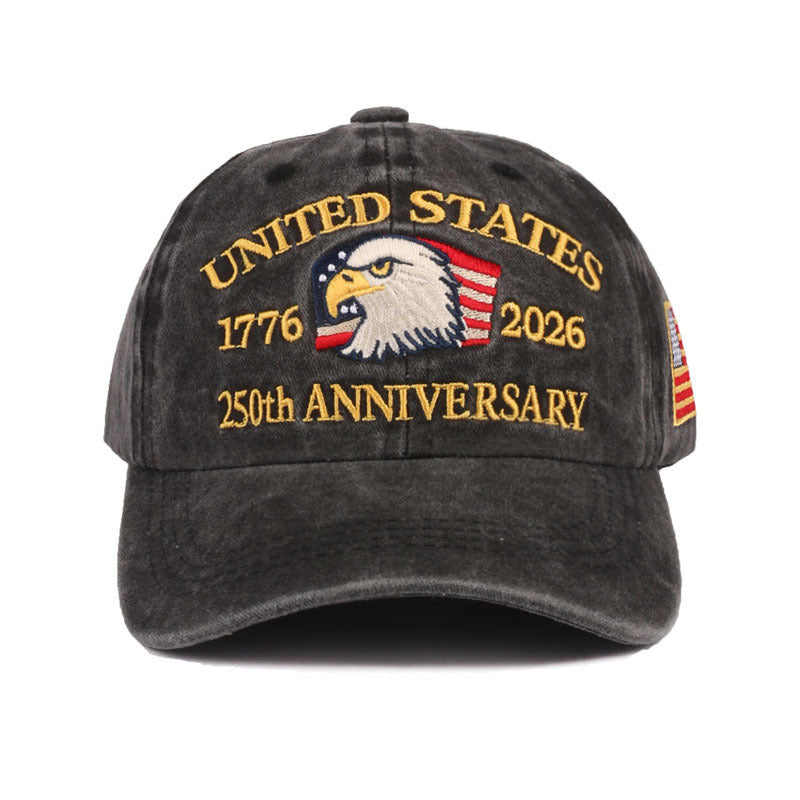 Wholesale Embroidered Baseball Cap American Flag Peaked Cap