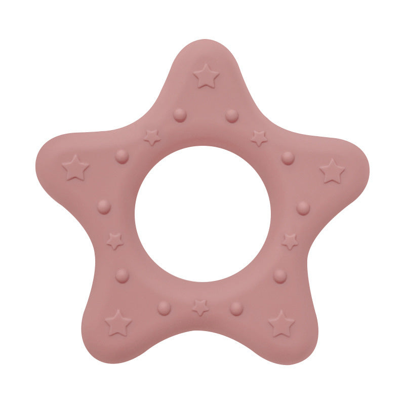 Wholesale 10pcs Colorful pentagram straight hole Focal Beads