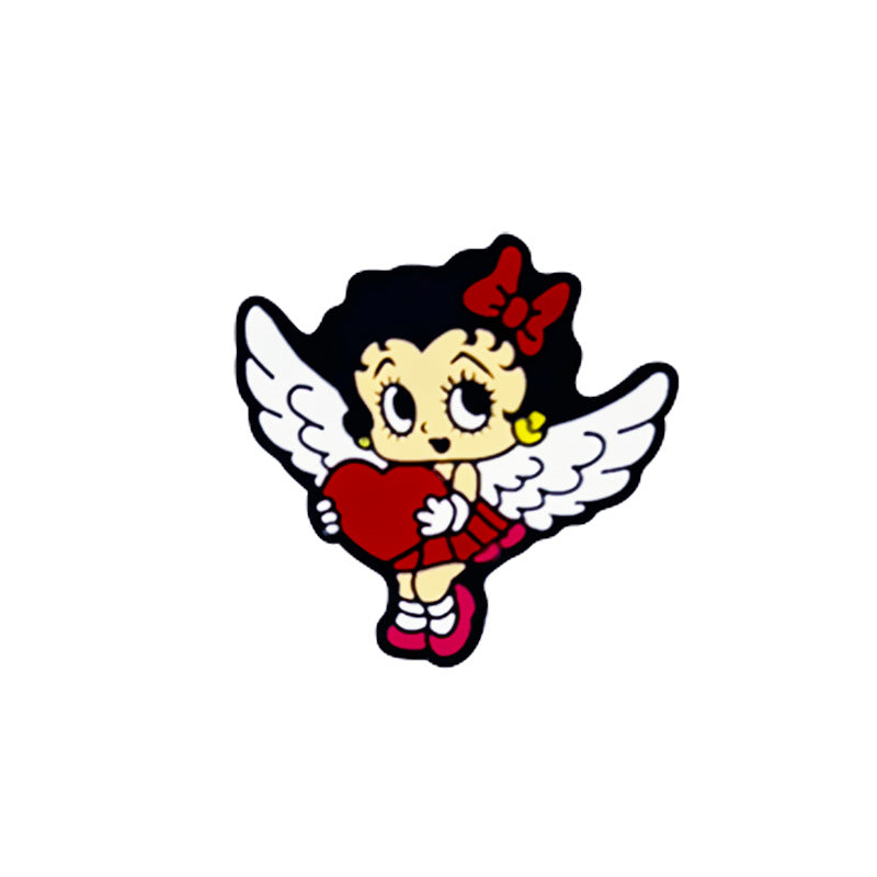 Wholesale 10.pcs/pack Valentine' s Day Beads Silicone Cartoon Jewelry Focal Beads OLY Exclusive