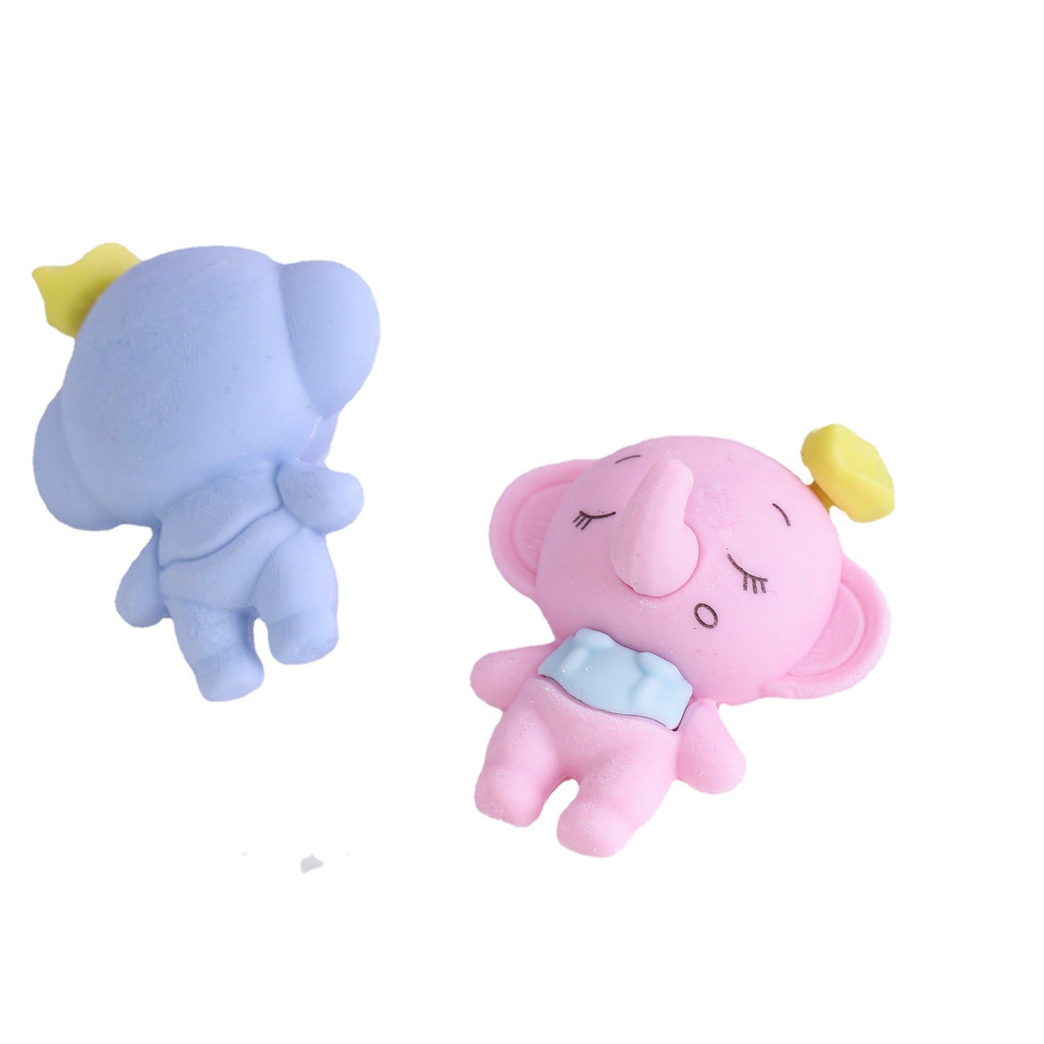 Wholesale New Cute Candy Color Elephant Shape TPR Eraser