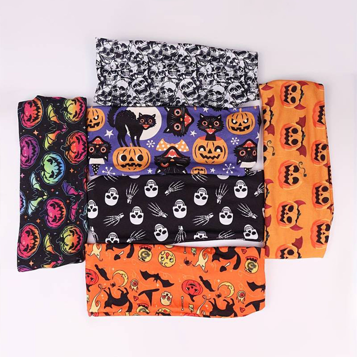 Wholesale  skull print sports elastic headband
