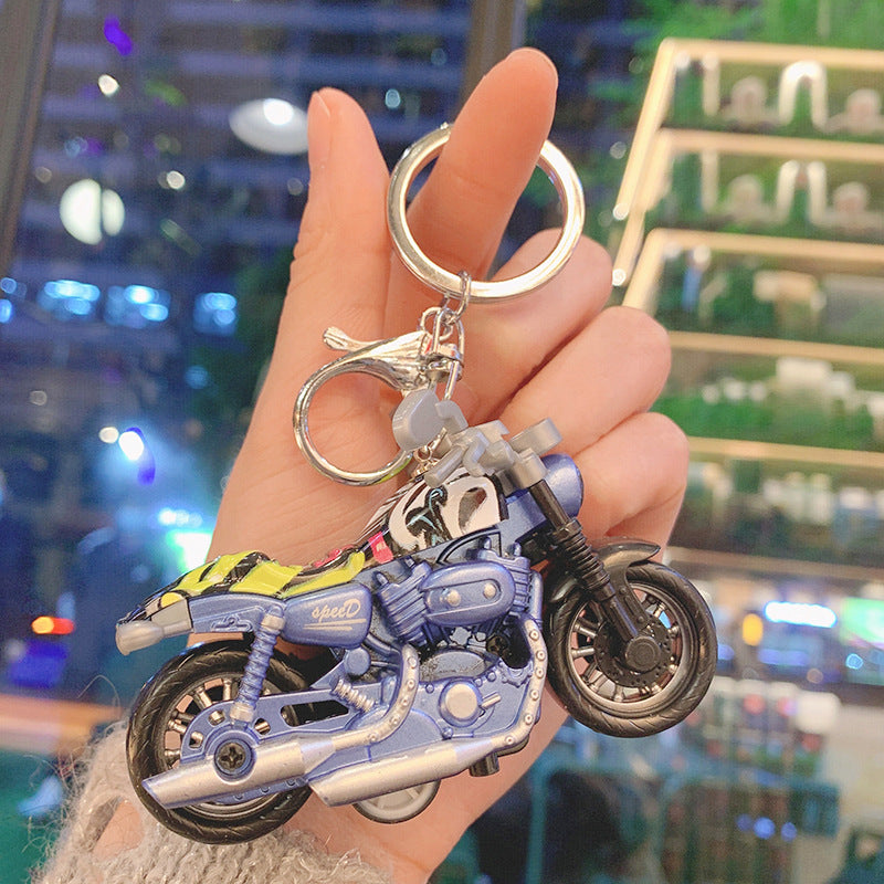 Wholesale Plastic Motorcycle Keychain