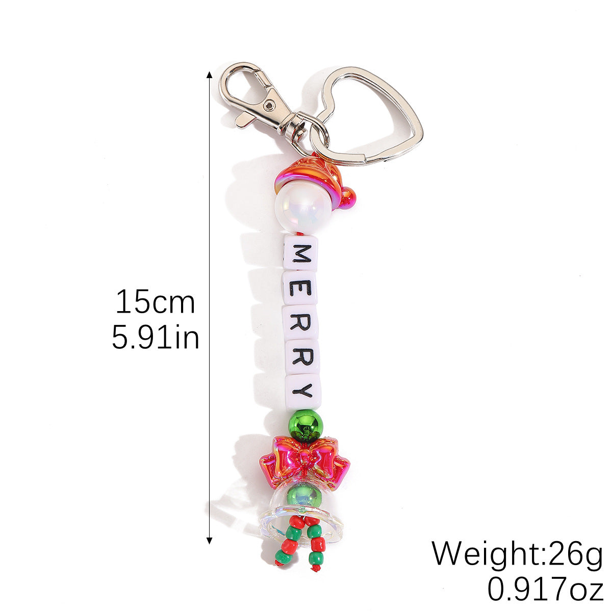 Wholesale  Christmas Atmosphere Keychain Pendant Woven Lanyard Bag Keychain