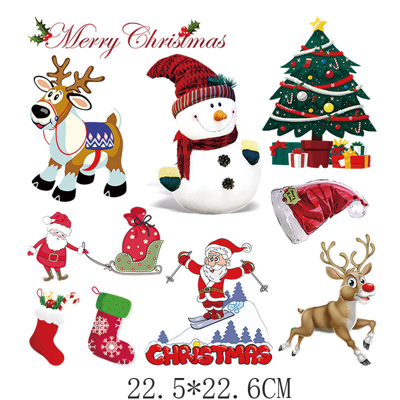 Wholesale Christmas Cartoon Heat Transfer Patterns  UV DTF Ready to Press Transfers Wraps