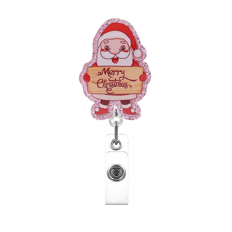 Wholesale Christmas cartoon gift Badge Reels