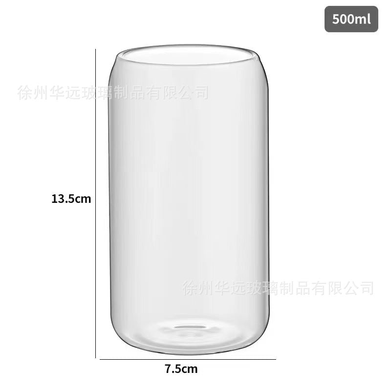 Wholesale 16oz high borosilicate heat-resistant glass cup