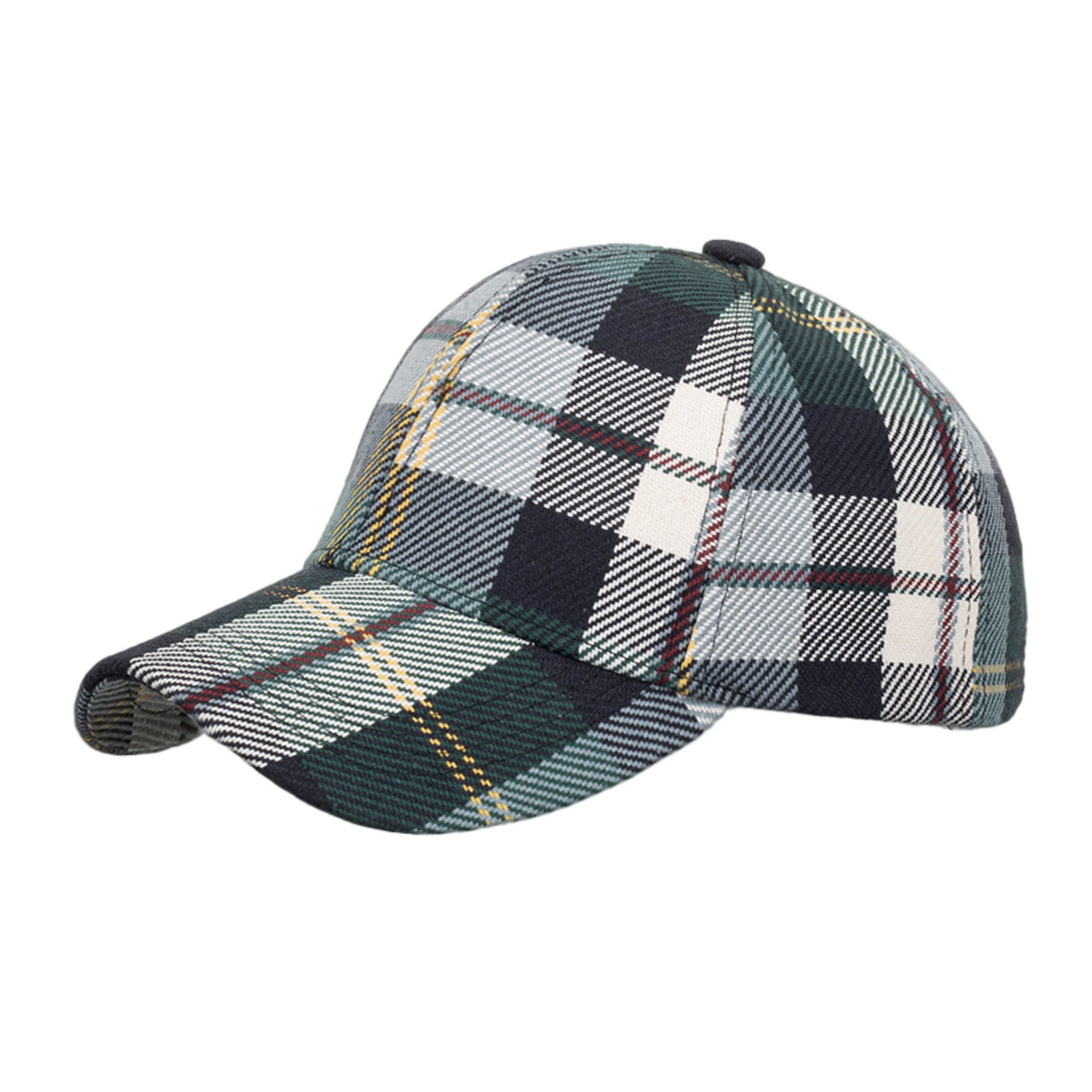 Wholesale British plaid baseball cap