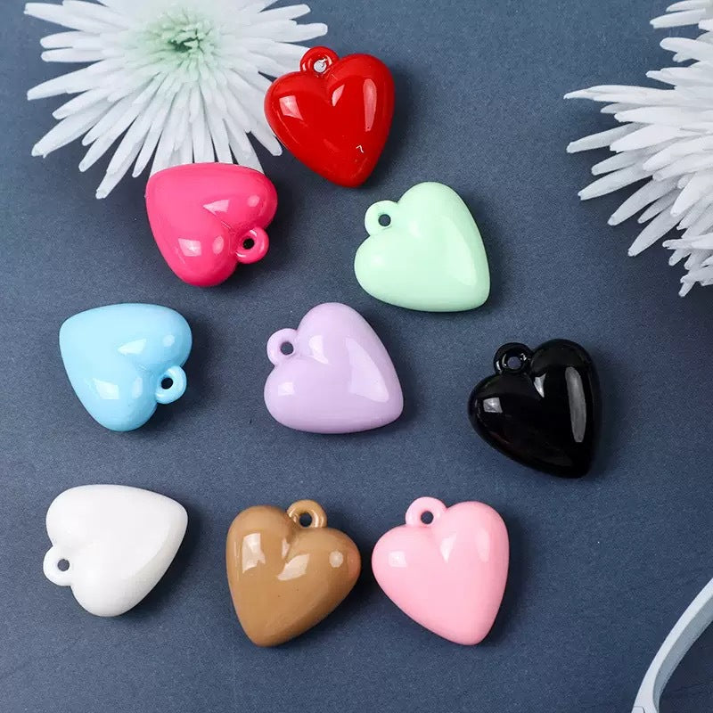 Wholesale Candy-Colored Heart KeychainMobile Phone Chain
