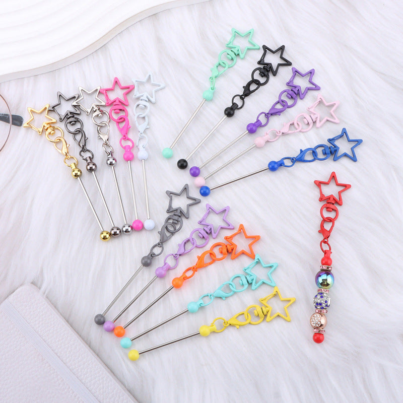 Wholesale Colorful DIY Star Custom Keychain
