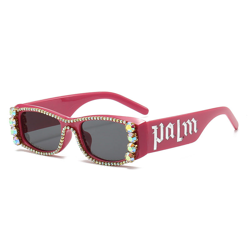Wholesale Square Diamond-studded High-end Fashion Luxury Sunglasses