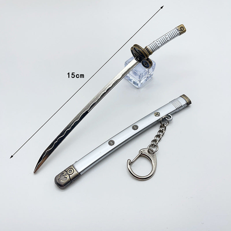 Wholesale Anime Peripheral One Piece Alloy Weapon Model Pendants