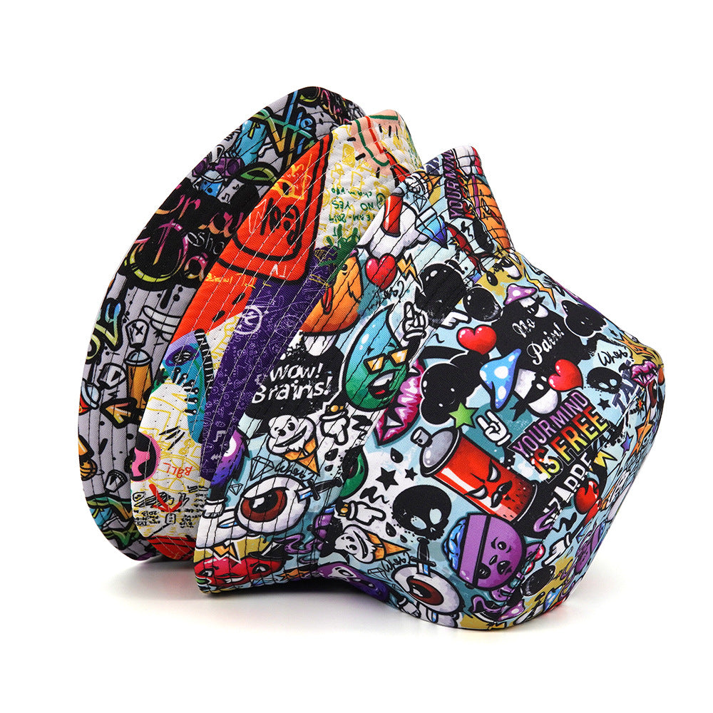 Wholesale Cotton Polyester Cartoon Pattern Fisherman Hat
