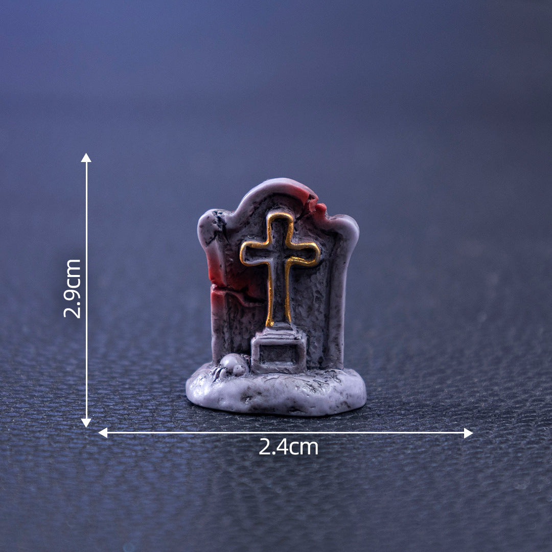 Wholesale  skull DIY decoration accessories micro landscape desktop small ornaments