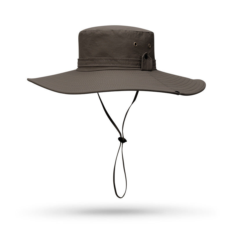 Wholesale Enlarged Brim Sunshade Men's Fisherman Outdoor Hiking Hat