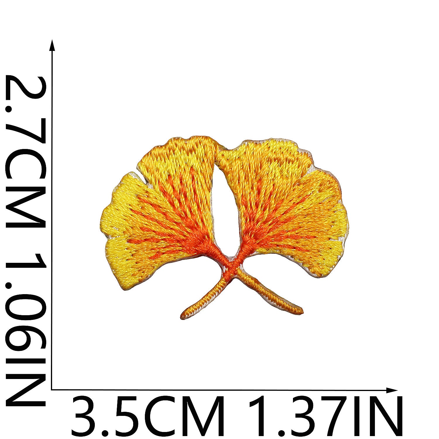 Wholesale Ginkgo Leaf Carnation Lily Rose Embroidery DIY Patches