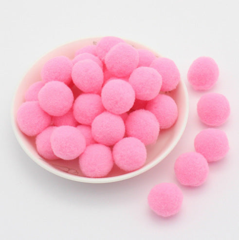 Wholesale 10MM diy handmade materials headdress accessories high elastic wool ball colorful wool ball NO HOLE