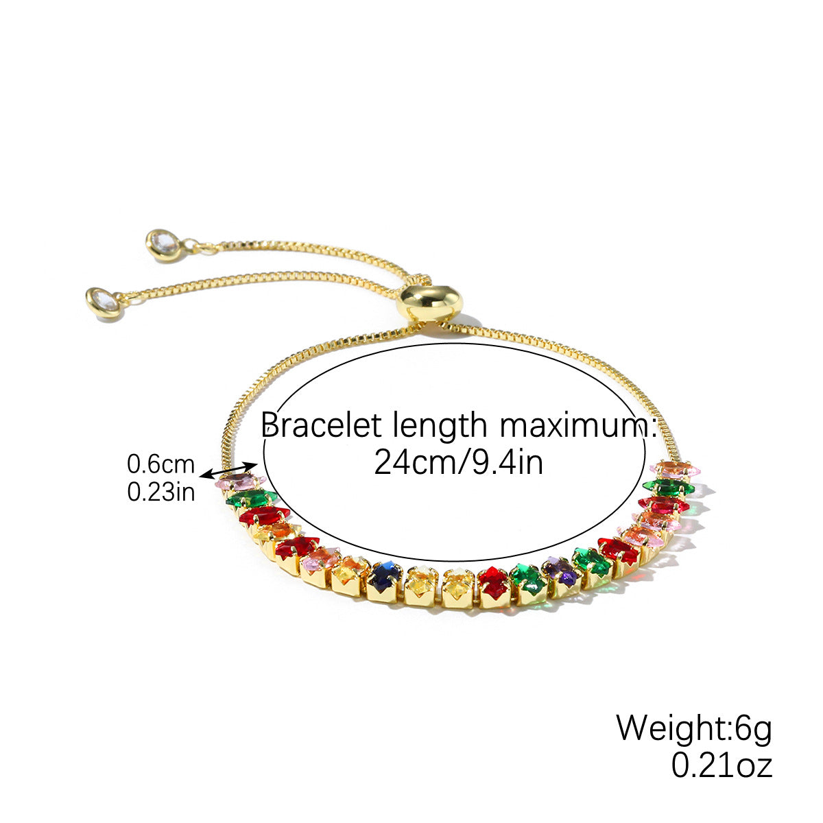 Wholesale  Adjustable Pull  Demon Eye Alloy Bracelet