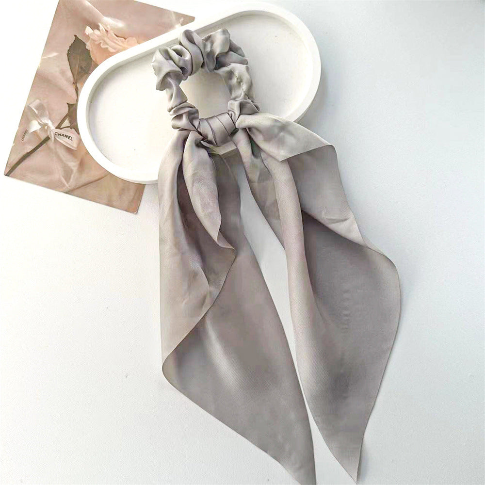 Wholesale Ponytail Ribbons Satin Scrunchies Hair Accessories Hair Scrunchies