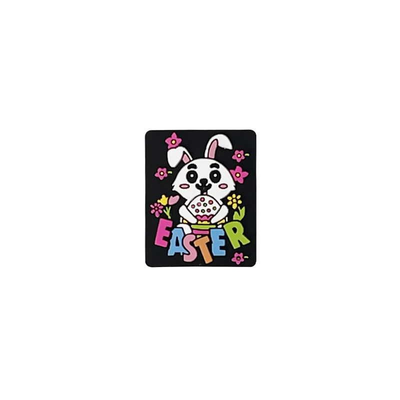 Wholesale 10pcs  Easter cartoon resurrected rabbit bead Focal Beads