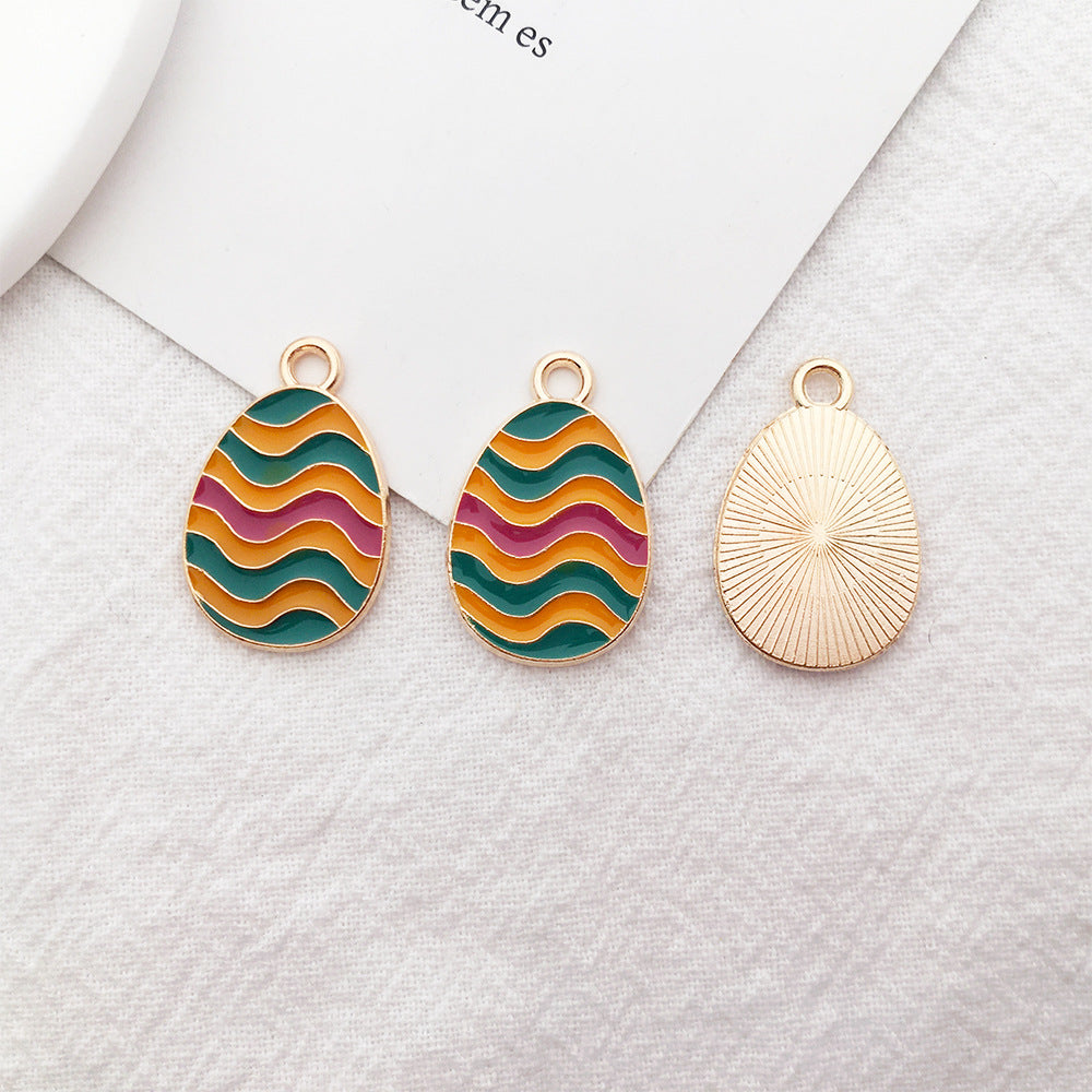 Wholesale Easter Egg Alloy Keychain Accessories