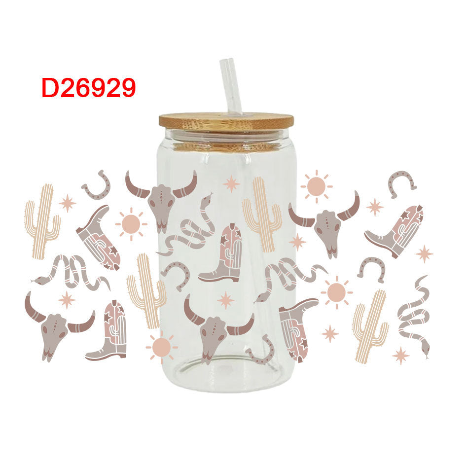 Wholesale UV Transfer Paste Glass Crystal Label Crystal Paste 16OZ UV DTF WRAPS