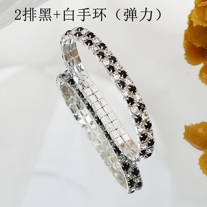 Wholesale Colored Rhinestones Sweet Crystals Bracelet