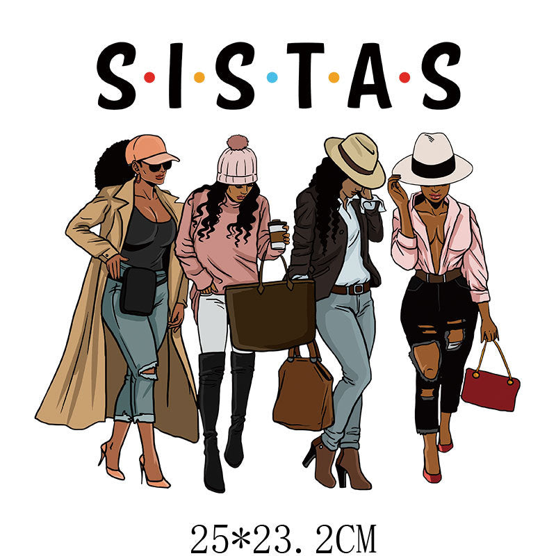 Wholesale 5pcs/pack girls hot stamping UV DTF Ready to Press Transfers Wraps